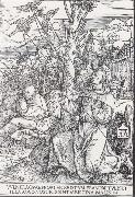 Albrecht Durer, St.Francis Receiving the Stigmata